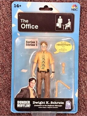 The Office Series 1 Dwight K Schrute Action Figure PhatMojo NEW SEALED